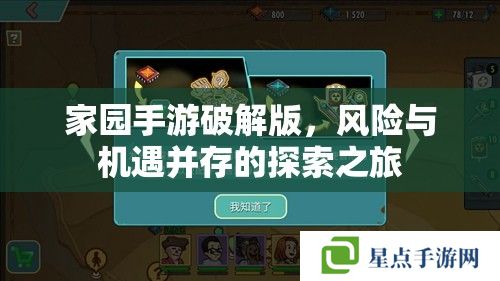 家園手游破解版，風(fēng)險與機遇并存的探索之旅